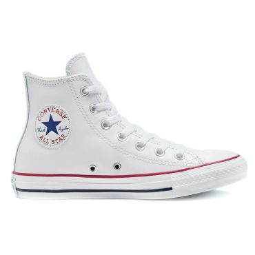 Converse Men's Shoes Chuck Taylor Hi Leather White