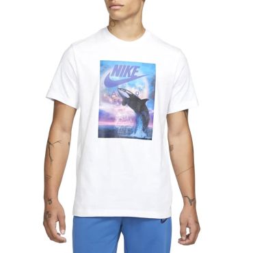 חולצת טישרט נייק קצרה הדפס דולפין גברים