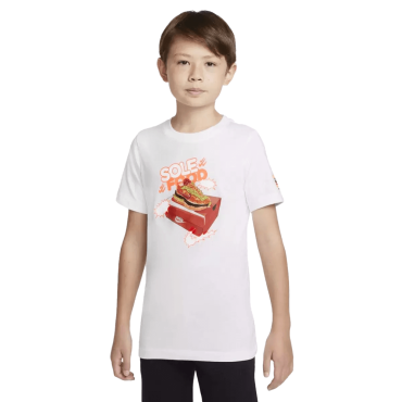 חולצת טישרט קצרה נייק Sole Food Print נוער