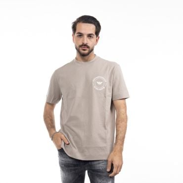 חולצת טישרט אמפוריו ארמני Circle Logo גברים