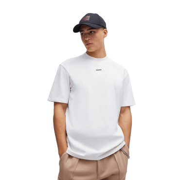 חולצת טישרט קצרה הוגו Logo Print גברים