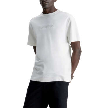 חולצת טישירט קצרה קלווין קליין עם לוגו גברים