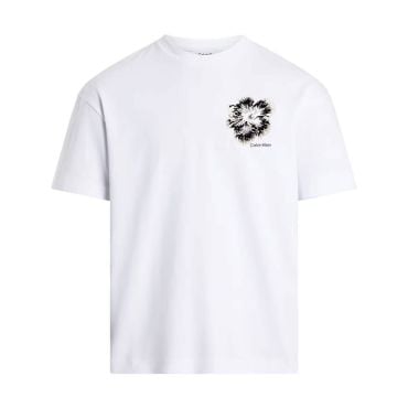 חולצת טישרט קלווין קליין קצרה Embroidered Night Flower גברים
