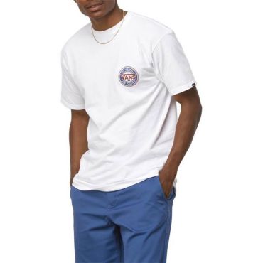 חולצת טישירט קצרה ואנס עם הדפס לוגו גברים